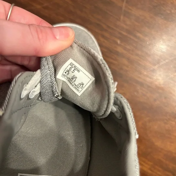 Vans Gray Canvas Women's Sneakers - Picture 4 of 4